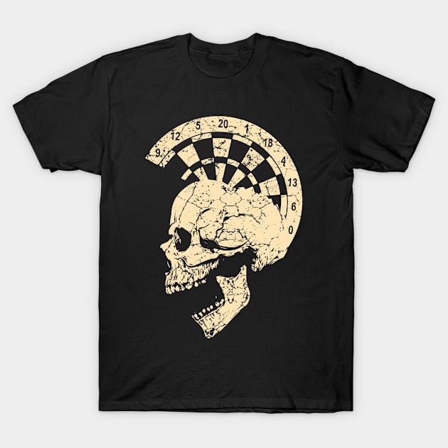 Darts Skull T-Shirt by Mila46